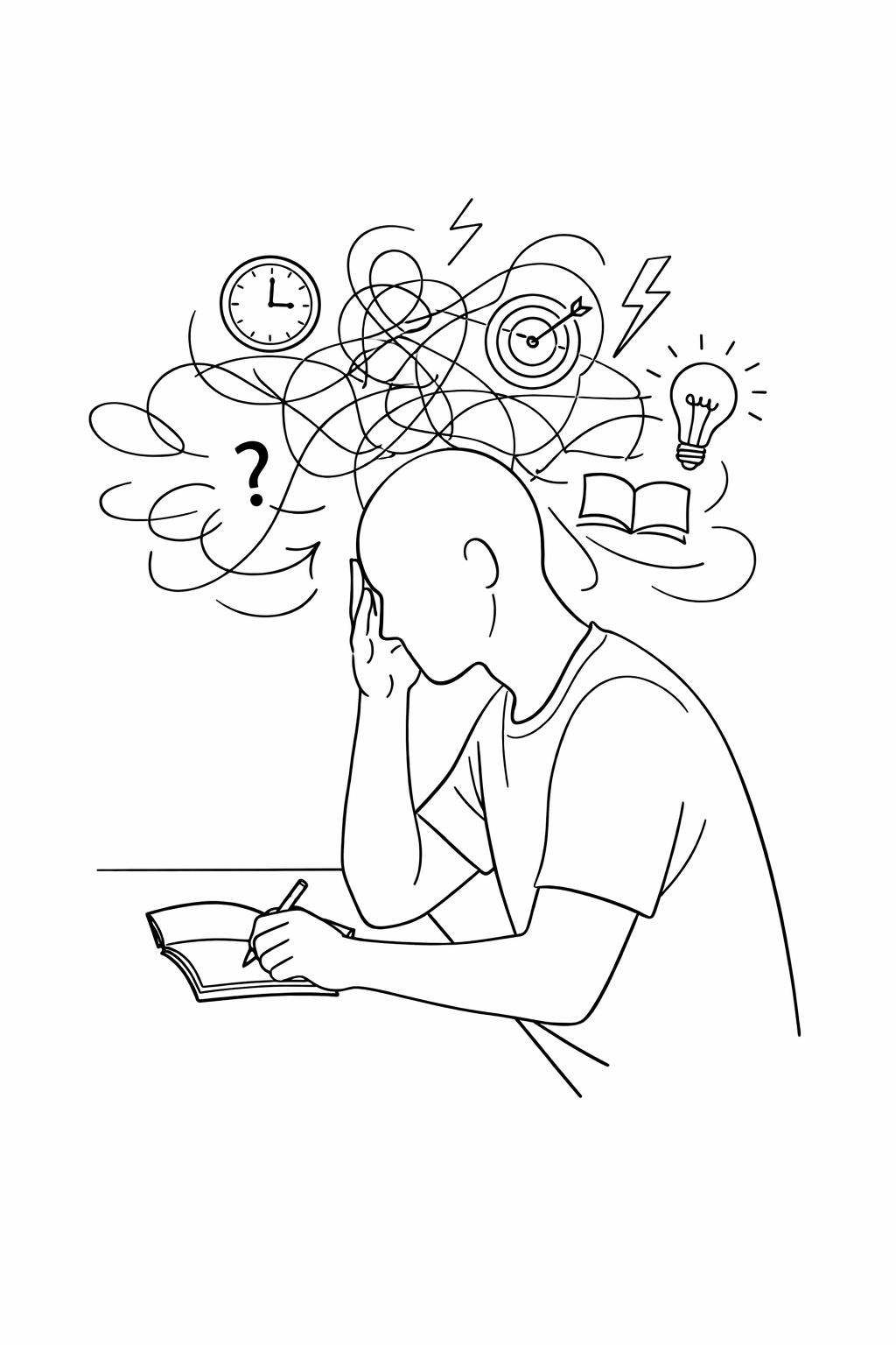 Ilustração de TDAH